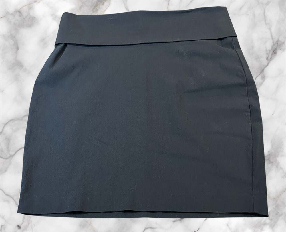 Bitte Kai Rand Black High Waist Mini Skirt Size XL